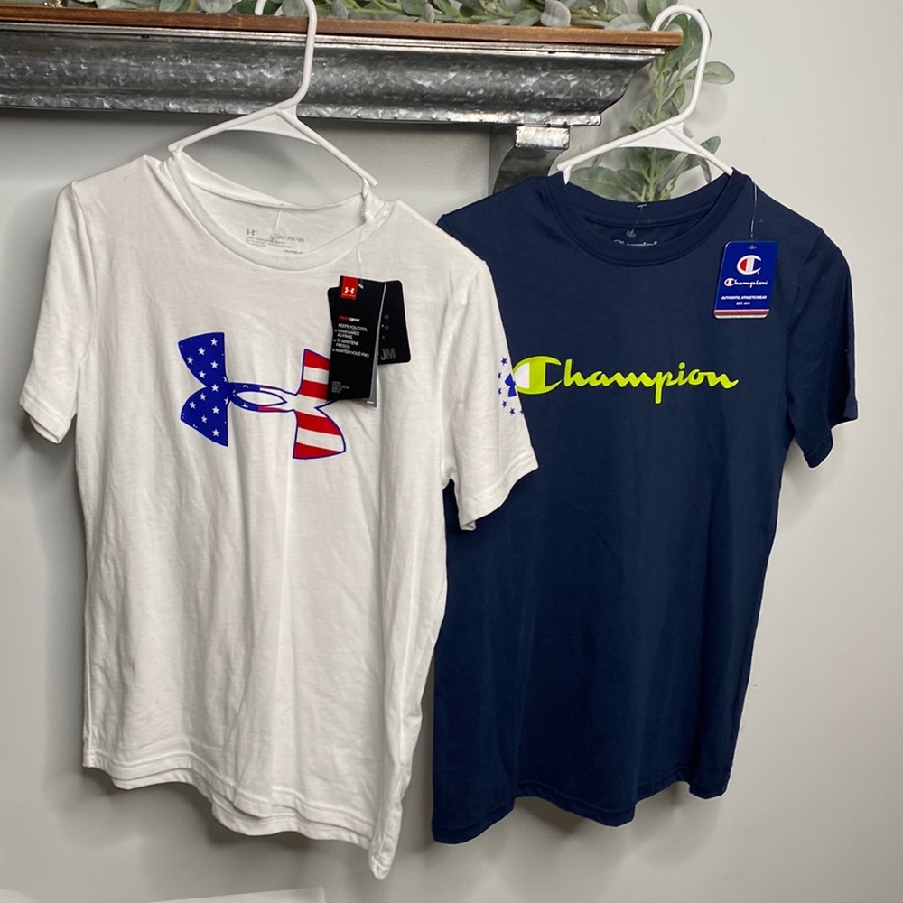 Under Armour & Champion Tee set | New w/Tags | size YXL